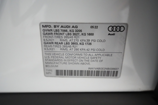2022 Audi e-tron