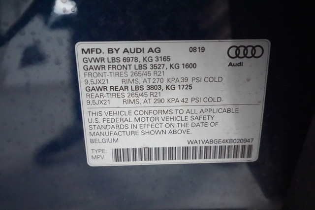 2019 Audi e-tron