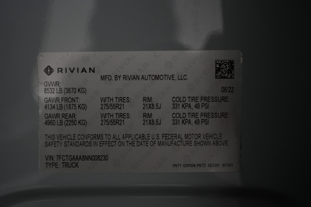 2022 Rivian R1T