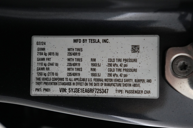 2024 Tesla Model 3