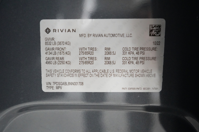 2022 Rivian R1S