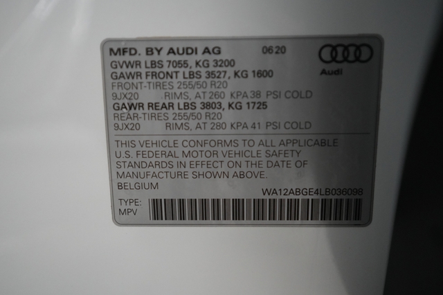 2020 Audi e-tron Sportback