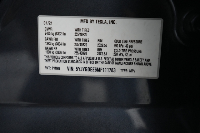 2021 Tesla Model Y