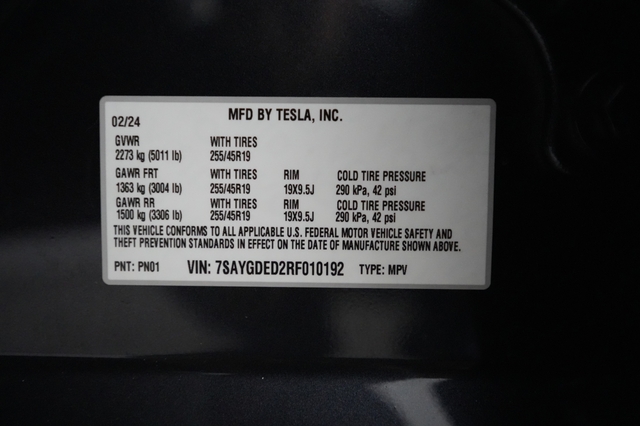 2024 Tesla Model Y