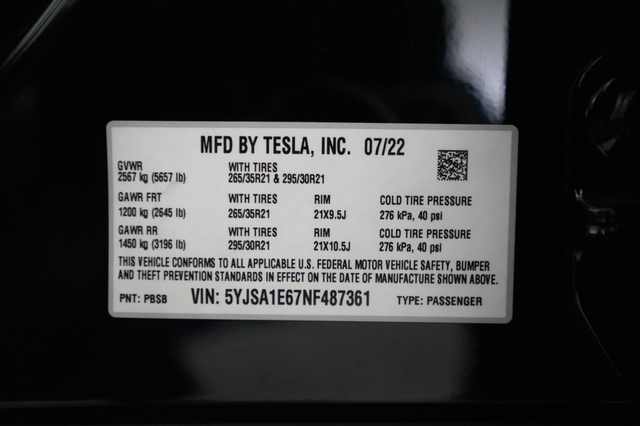 2022 Tesla Model S