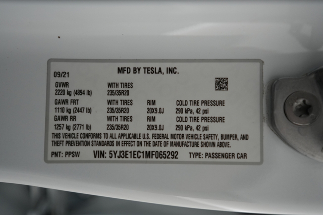 2021 Tesla Model 3