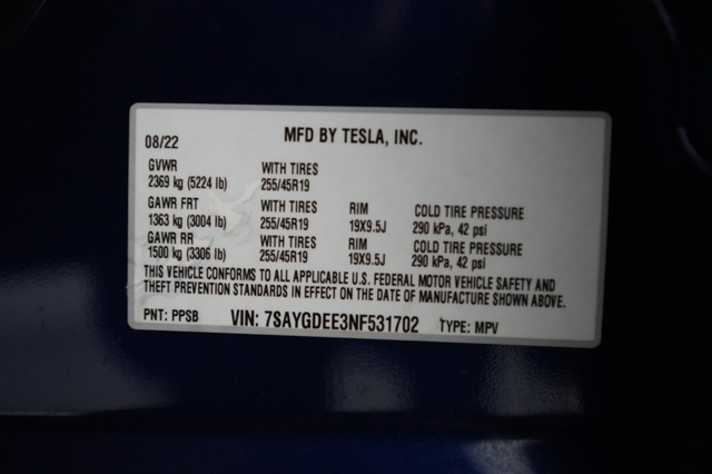 2022 Tesla Model Y