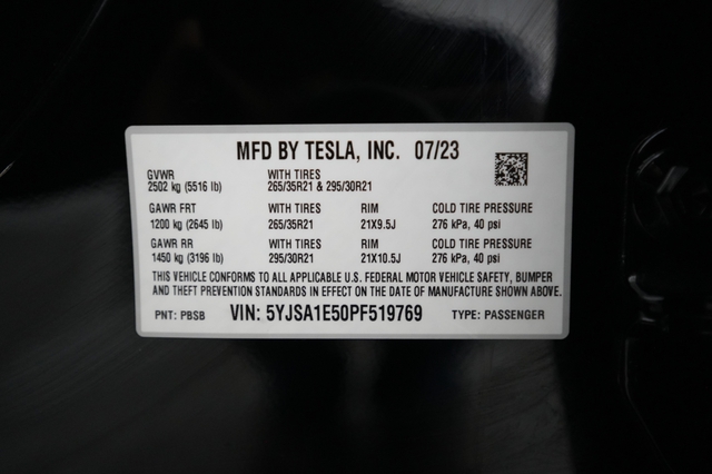 2023 Tesla Model S