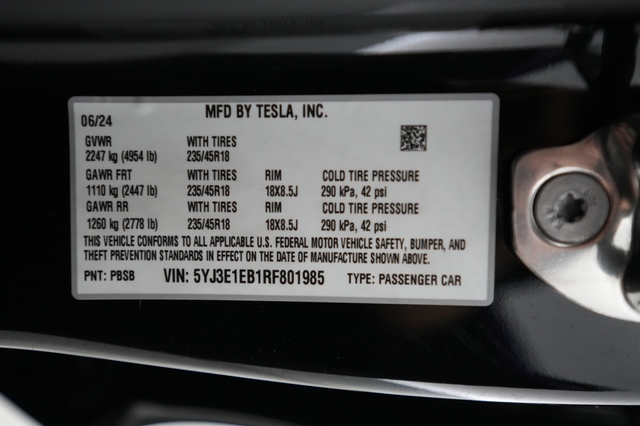 2024 Tesla Model 3