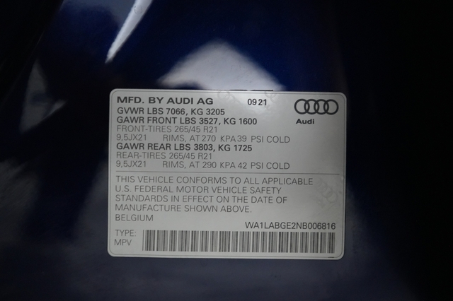 2022 Audi e-tron