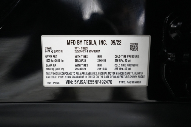 2022 Tesla Model S