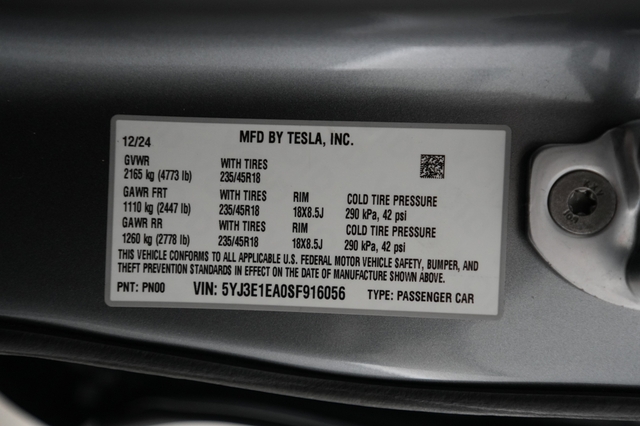 2025 Tesla Model 3