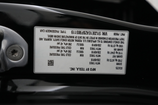 2025 Tesla Model 3