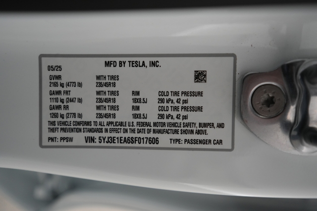 2025 Tesla Model 3