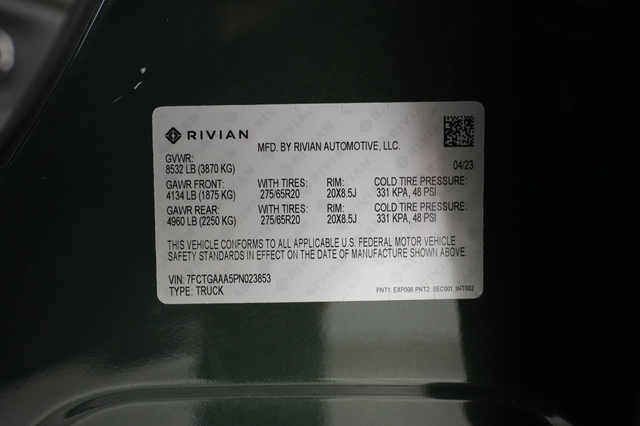 2023 Rivian R1T