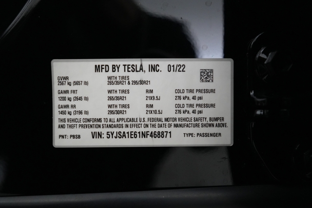 2022 Tesla Model S