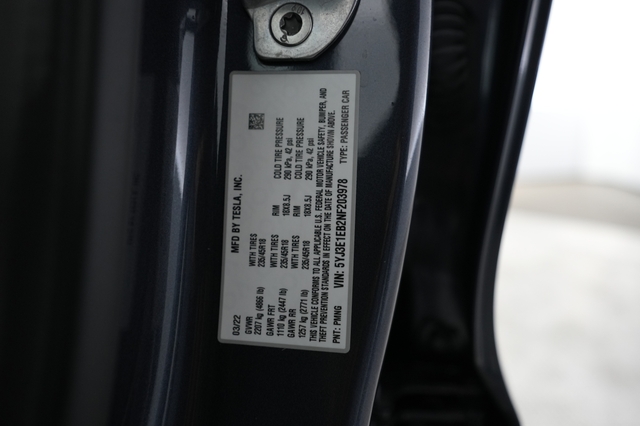 2022 Tesla Model 3