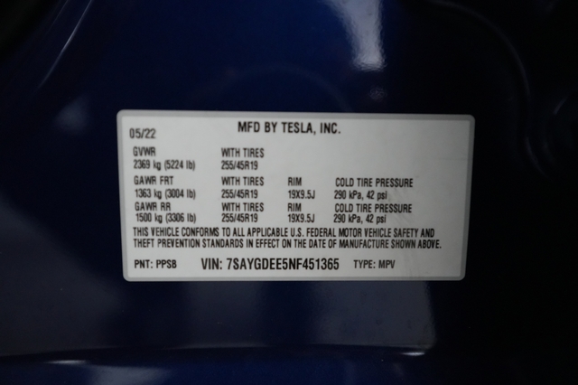 2022 Tesla Model Y