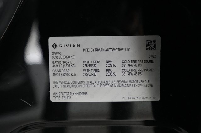 2022 Rivian R1T