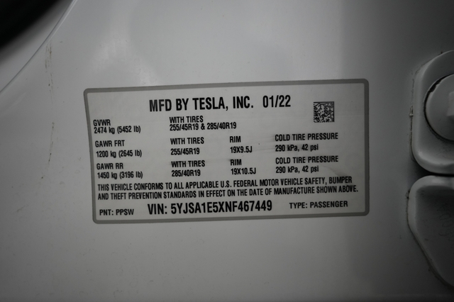 2022 Tesla Model S