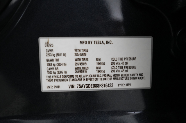 2025 Tesla Model Y