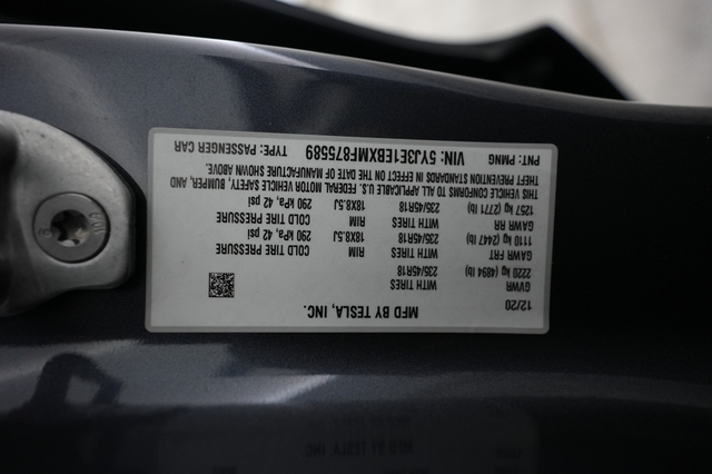 2021 Tesla Model 3