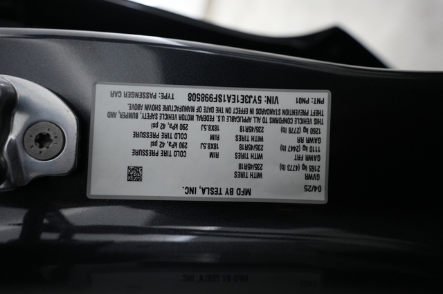 2025 Tesla Model 3