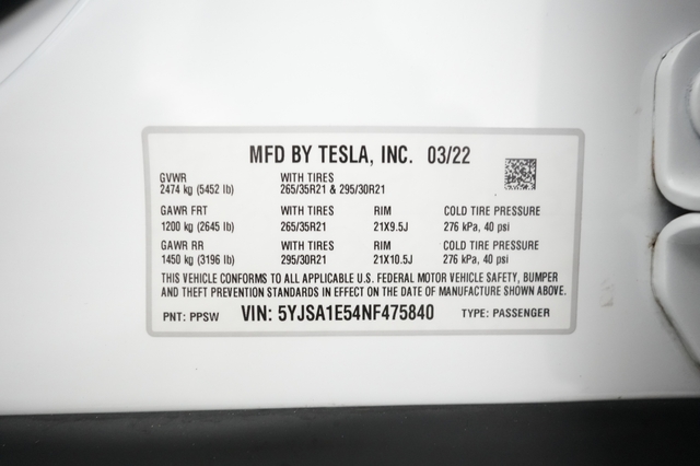 2022 Tesla Model S