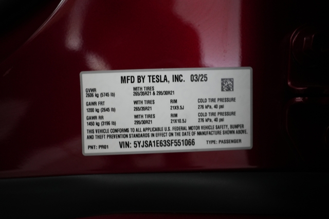 2025 Tesla Model S