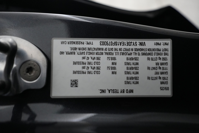 2025 Tesla Model 3