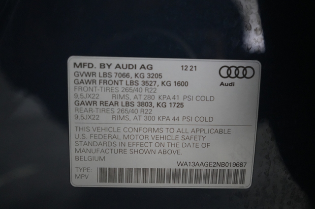 2022 Audi e-tron Sportback