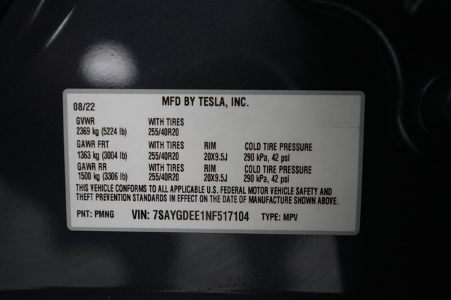 2022 Tesla Model Y