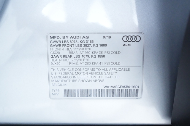 2019 Audi e-tron