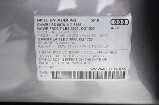 2019 Audi e-tron