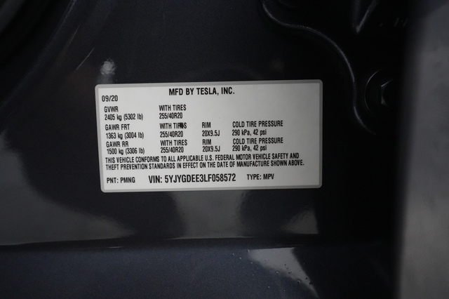 2020 Tesla Model Y