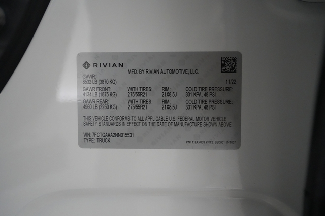 2022 Rivian R1T