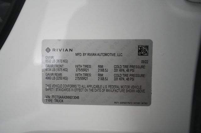 2022 Rivian R1T