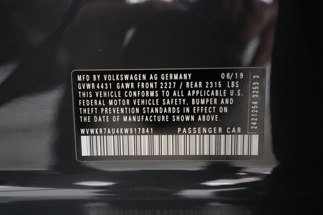 2019 Volkswagen e-Golf